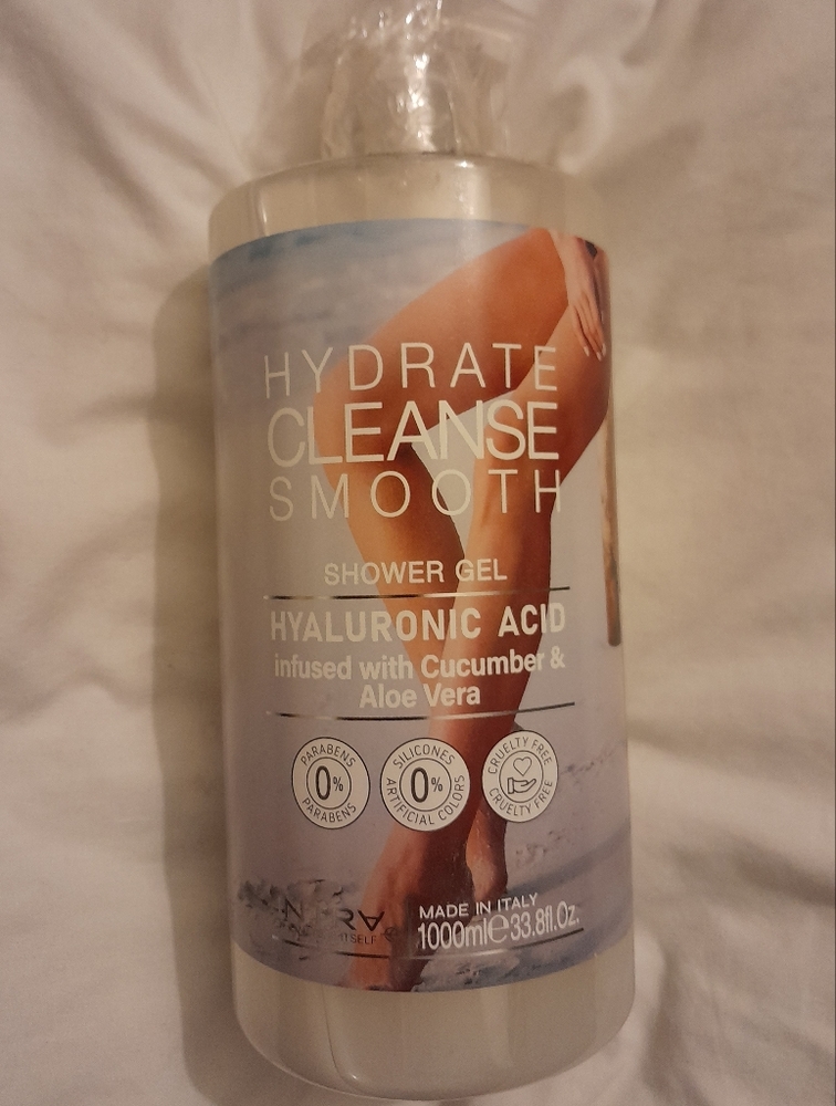 harbor hydrate cleanse cucumber aloe smooth shower gel hyaluronic acid 33.8 oz